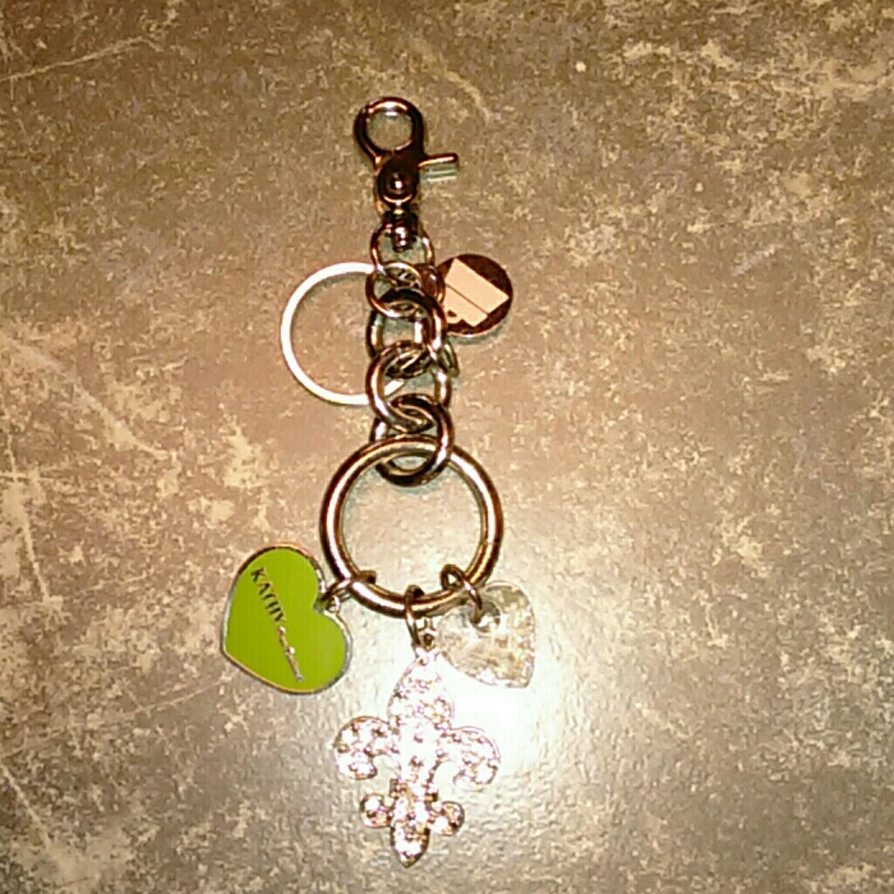 Kathy Van Zeeland Charm Keychain Purse Fob